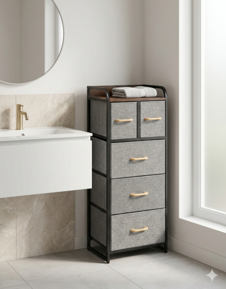 خزانة 5 جوارير هيكل معدني